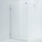 Saniclass Bellini Inloopdouche - scharnierbevestiging - 120x200cm - 8mm veiligheidsglas - anti kalk - chroom SW208810