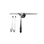 Best Design Class luxe raclette de douche chromée avec crochet de suspension SW10108