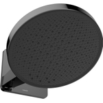 Hotbath &MORE Hoofddouche - 30cm - inbouw - rond - met box - 2 functies - PVD - gepolijst zwart SW1245576