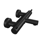 Xenz Duero Robinet de baignoire 27.1cm thermostatique avec inverseur noir mat SW105556