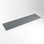 Mondiaz TOP 46 Plan sous vasque - 170x46x0.9cm - compatible comme plan de meuble - solid surface - Plata SW1017774