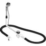 Duravit Quadroval vidage de baignoire et ensemble de trop-plein avec bonde chromé 0313535