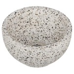 Differnz River vasque - 23x23x12cm - terrazzo noir/blanc SW794594