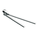 Emco Rondo 2 porte-serviettes pivotant chromé 0630509