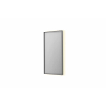 INK SP32 miroir - 50x4x100cm rectangulaire dans un cadre en acier incl indir LED - chauffage - changement de couleur - dimmable et interrupteur - inox brossé SW955940