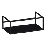 BRAUER Believe plaque de sol 80 - 75,5x41x1,8cm - noir mat SW445355