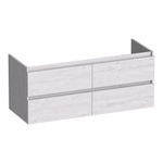 BRAUER Joy meuble sous lavabo 120 4 tiroirs softclose - sans poignée - 2 découpes pour siphon - Forest Seashell SW1201095