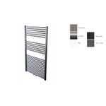 Sanicare design radiator midden aansluiting recht 120 x 60 cm. Gun metal SW1000678
