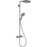 Hansgrohe Raindance Select Ensemble de douche pluie - thermostat - pomme de douche 24cm - chrome noir (gunmetal) SW297300