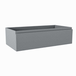 Mondiaz FOGE Meuble sous vasque - 90x45x25cm - 1 tiroir - softclose - 1 découpe au centre - Plata SW1015343