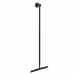 Fortifura Galeria Vloerwisser - 125cm - incl. houder - mat zwart SW1482341