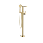 Crosswater Fuse Badkraan - staand - met handdoucheset - gecoat messing geborsteld (goud) SW928040