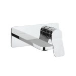 Crosswater Glide II Inbouw wastafelkraan - 20cm uitloop - met hendel - hoogglans chroom SW648380