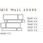 Abk Imoker Unika Tegelstroken voor wand 9mm gerectificeerd porcellanato Ecru SW59971