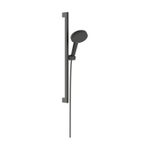Hansgrohe Raindance Alive Select S Doucheset - 125 - 3jet - ecosmart - met glijstang Unica E Puro - 65 cm en easy slide schuifstuk - geborsteld zwart chroom (antraciet) SW1388143
