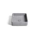 Ideavit Zoe Vasque à poser 39x39x12cm Béton carrée Grey SW568402