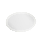 Crosswater Canvass Spiegel - 90x50cm - LED - ovaal - zilver SW1026388