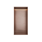 Hotbath &MORE Inbouwbox of inbouwnis - 30x15x10 - frameless + LED - Geborsteld koper PVD SW1246541