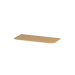 INK Concept R Plan de lavabo - 100x45x1.7cm - pour meuble bas arrondi - MFC - Light veneer SW1406147