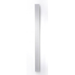 Vasco Bryce Mono designradiator aluminium verticaal 2200x150mm 696W - aansluiting 0066 wit structuur (S600) SW237099