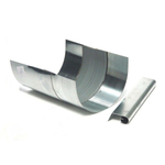Rheinzink pièce d'expansion en zinc complète pour gouttière de mât avec bourrelet séparé m44 épaisseur=0.80mm 2420194
