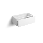 Clou Hammock Meuble sous-lavabo 90x50.3x30cm tiroir push to open vernis Blanc mat SW106272