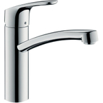 Hansgrohe keukenkranen Focus - 1 gats keukenkraan - ecosmart - met draaibare uitloop - coolstart - hoogglans chroom 0605472