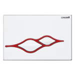 Creavit Ufo Plaque de commande - blanc-rouge SW1172820