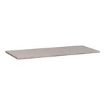 BRAUER Concrete Wastafelblad - 120x46x3cm - zonder kraangat - gecoat beton grijs gemêleerd SW416514