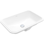 Villeroy & boch architectura lavabo de comptoir 62x42x18cm rectangle sans trou de débordement blanc alpin gloss ceramic+ SW762319