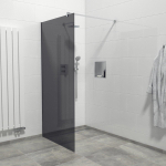 Marenza Bellini Inloopdouche - 100x200cm - rookglas - chroom SW238186
