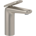 Villeroy & Boch Antao 1 greeps wastafelkraan - 140mm - met push open afvoergarnituur - Brushed Nickel (rvs) SW974161