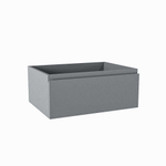 Mondiaz FOGE Meuble sous-lavabo - 60x45x25cm - 1 tiroir - softclose - Plata SW1015243