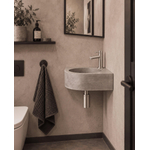 Fortifura Fuente hoekfonteinset – 31.5x31.5x10 cm – beton grijs – kraan RVS SW1111540
