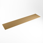 Mondiaz TOP 46 Plan sous vasque - 220x46x0.9cm - compatible comme plan de meuble - solid surface - Oro SW1018055