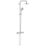 Grohe Tempesta Cosmopolitan 160 ensemble de douche pluie apparent – thermostatique – douche de tête Ø 16 cm – barre de douche 113 cm – chrome 0442241