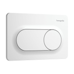 Hansgrohe iFrame Original S plaque de commande pour double chasse blanc mat SW1413495