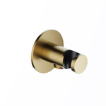 Hotbath Ace Wandsteun - met uitlaat - voor handdouche - PVD - geborsteld messing (goud) SW1119237
