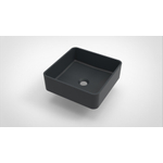 Arcqua Case waskom vierkant 37x37cm mat antraciet SW767312