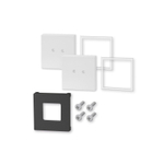 Zack Carvo Wandhouder - voor lijmbevestiging - 4.2x4.2cm - wit SW704522