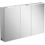 Villeroy & Boch my view one spiegelkast - 120.7x74.6cm - met 3 deuren - met led - zilver SW73043