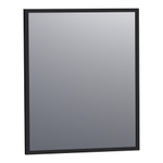 BRAUER Silhouette Spiegel - 60x70cm - zonder verlichting - rechthoek - zwart SW228061