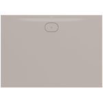 Villeroy & Boch Ecora douchebak - 140x100x3.5cm - afvoer lange zijde - almond (beige) SW1559000