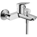 Hansgrohe Logis Badkraan - met omstel - met koppelingenHOH=15cm - hoogglans chroom 0605671