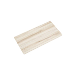 Saniclass Tops Topblad - 100x1.2x46cm - afgeronde hoeken - licht eiken SW910974