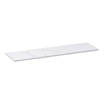 BRAUER Mirage Plan sous vasque Aspect marbre 160.6 x 2 x 45.7cm Calacatta Gold Aspect marbre Blanc SW721346