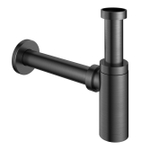 Hotbath Gal Wastafelsifon rond - PVD - gunmetal geborsteld (antraciet) SW656448