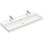 Villeroy & Boch Collaro meubelwastafel - 120x47cm - met overloop - 2 kraangaten - White Alpine (glans wit) SW358328