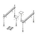 Riho ensemble de pieds de baignoire 317676