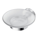 Ideal Standard Iom porte-savon avec coupelle en verre chrome mat 0180486